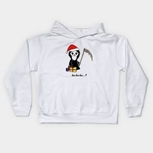 Happy Christmas Grim Reaper Kids Hoodie